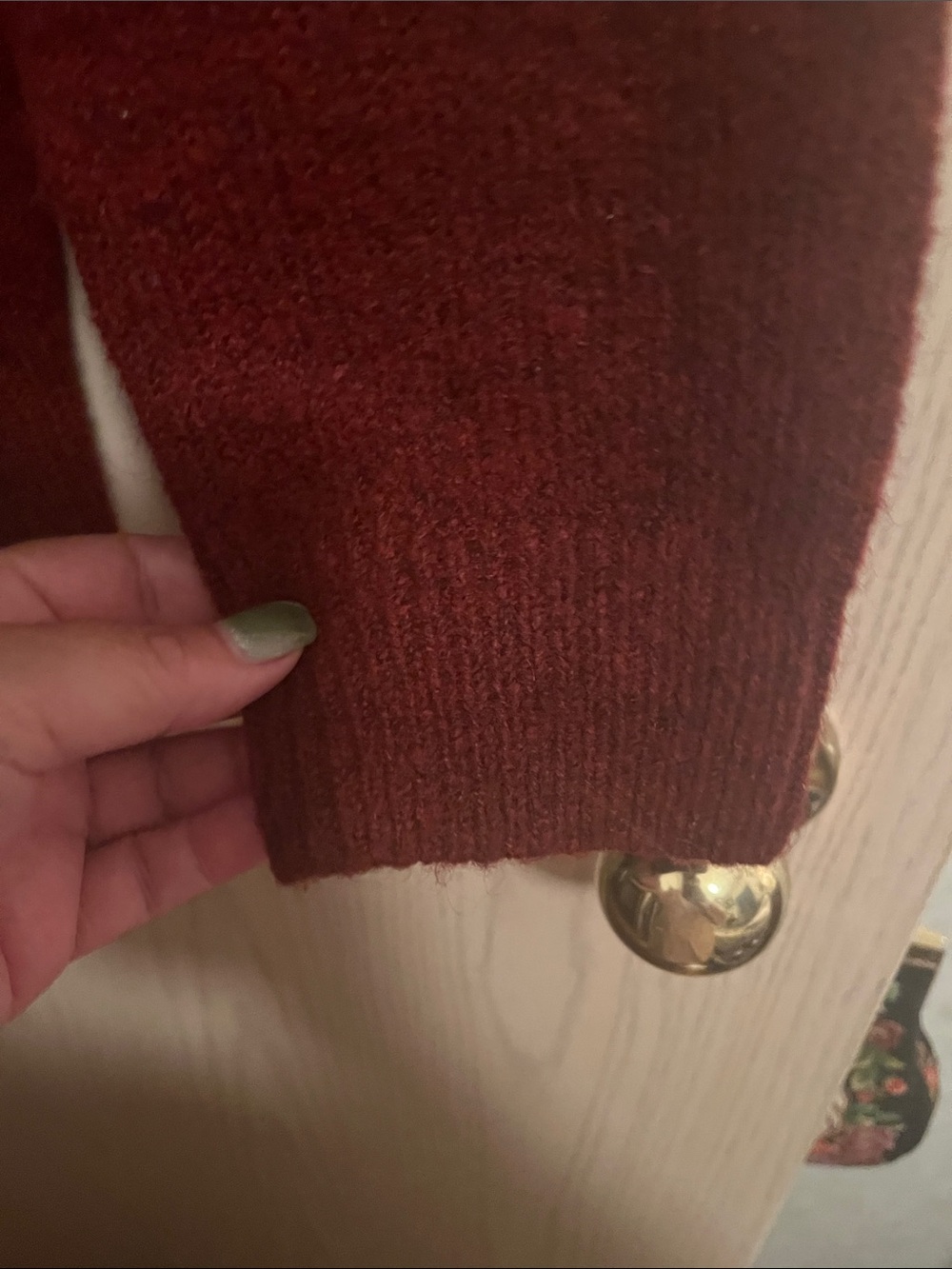 Papillon Burgundy Sweater - Picture 6 of 11